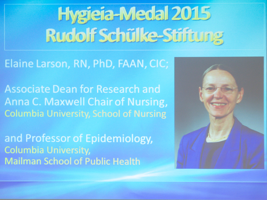 Hygieia Medaille 2015 - Elaine Larson
